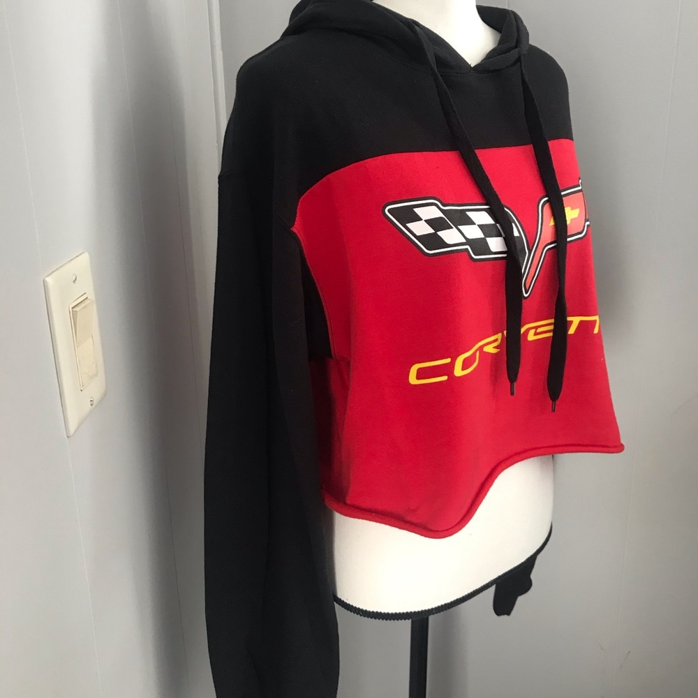 Corvette Crop Hoodie